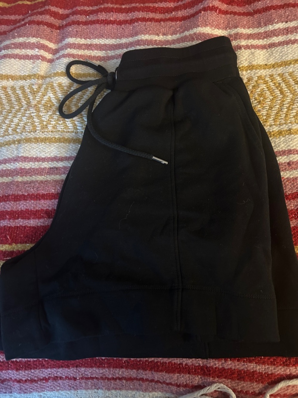 Lou & Grey Black Athletic Drawstring Shorts